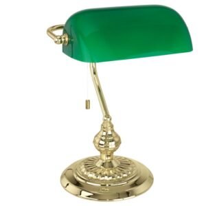EGL90967 lampada da tavolo elegante classica modello banker eglo