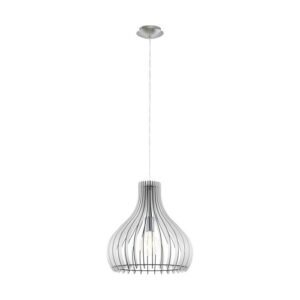 EGL96257 TINDORI lampada a sospensione 1xE27 LEGNO BIANCO